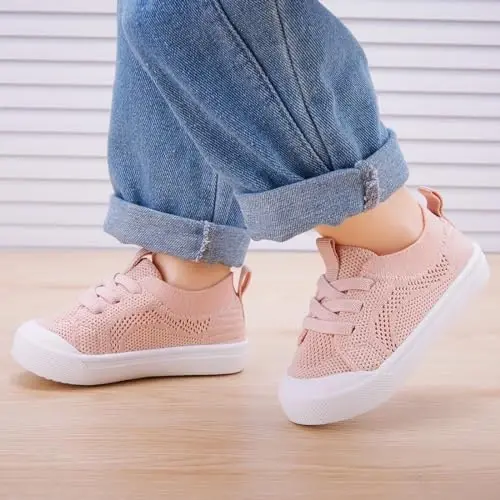 BMCiTYBM Baby Shoes Boy Girl Infant Sneakers Non-Slip First Walkers 6 9 12 18 24 Months - 3