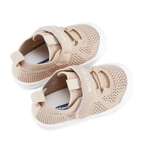BMCiTYBM Baby Shoes Boy Girl Infant Sneakers Non-Slip First Walkers 6 9 12 18 24 Months - 5