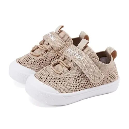 BMCiTYBM Baby Shoes Boy Girl Infant Sneakers Non-Slip First Walkers 6 9 12 18 24 Months - 3