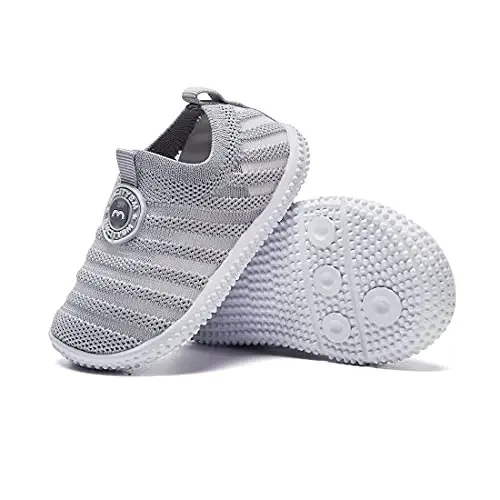 BMCiTYBM Baby Shoes Boy Girl Infant Sneakers Non-Slip First Walkers 6 9 12 18 24 Months - 5