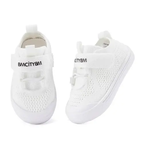 BMCiTYBM Baby Shoes Boy Girl Infant Sneakers Non-Slip First Walkers 6 9 12 18 24 Months - 4