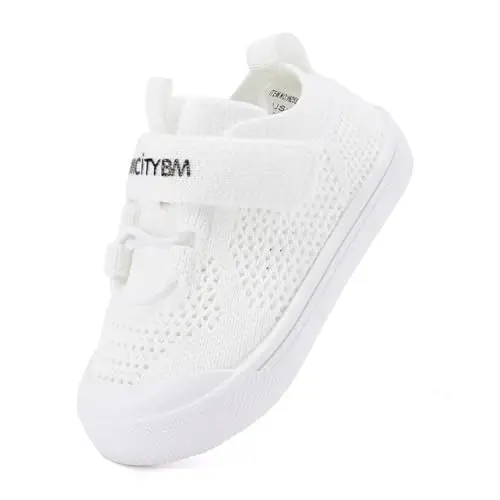 BMCiTYBM Baby Shoes Boy Girl Infant Sneakers Non-Slip First Walkers 6 9 12 18 24 Months - 1