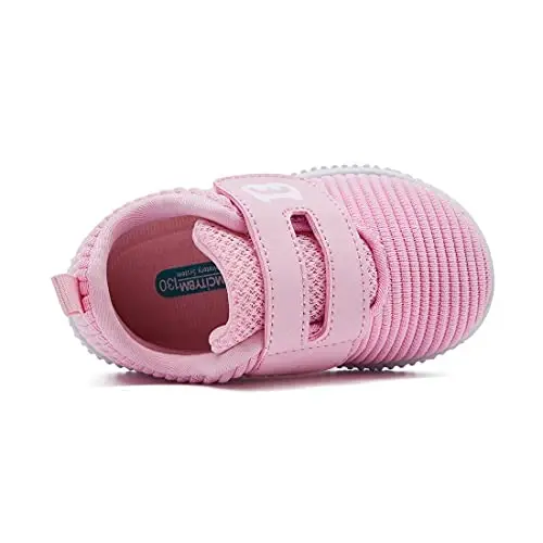 BMCiTYBM Baby Shoes Boy Girl Infant Sneakers Non-Slip First Walkers 6 9 12 18 24 Months - 4