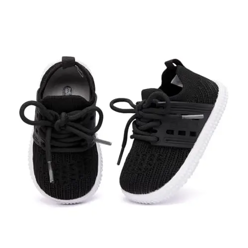 BMCiTYBM Baby Shoes Boy Girl Infant Sneakers Non-Slip First Walkers 6 9 12 18 24 Months - 5