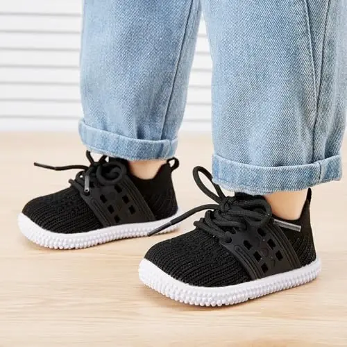 BMCiTYBM Baby Shoes Boy Girl Infant Sneakers Non-Slip First Walkers 6 9 12 18 24 Months - 2