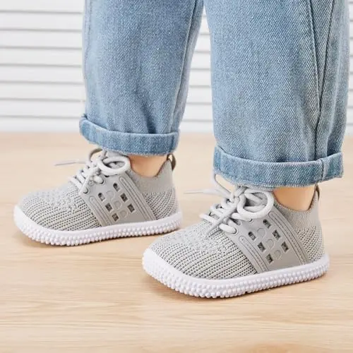 BMCiTYBM Baby Shoes Boy Girl Infant Sneakers Non-Slip First Walkers 6 9 12 18 24 Months - 2