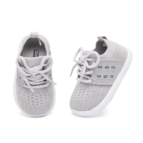 BMCiTYBM Baby Shoes Boy Girl Infant Sneakers Non-Slip First Walkers 6 9 12 18 24 Months - 5