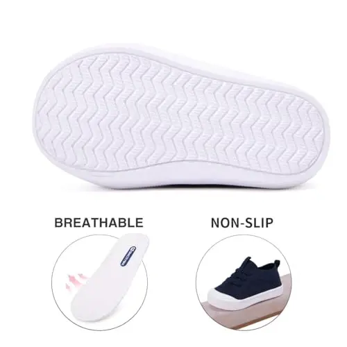 BMCiTYBM Baby Shoes Boy Girl Infant Sneakers Non-Slip First Walkers 6 9 12 18 24 Months - 5