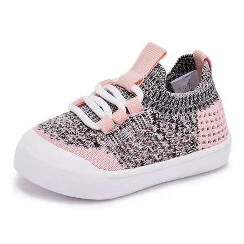 BMCiTYBM Baby Shoes Boy Girl Infant Sneakers Non-Slip First Walkers 6 9 12 18 24 Months - 4