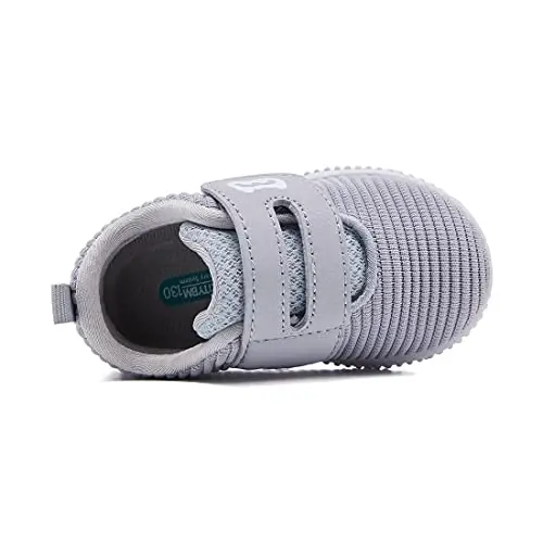 BMCiTYBM Baby Shoes Boy Girl Infant Sneakers Non-Slip First Walkers 6 9 12 18 24 Months - 3