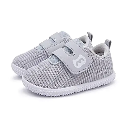BMCiTYBM Baby Shoes Boy Girl Infant Sneakers Non-Slip First Walkers 6 9 12 18 24 Months - 1