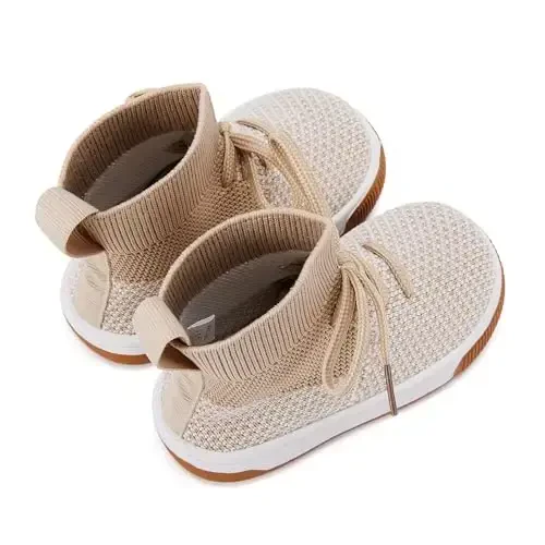 BMCiTYBM Baby Shoes Infant Boy Girl First Walker Shoes Toddler Walking Shoes Lightweight Non-Slip Sneakers for 6 9 12 18 24 Months - 5
