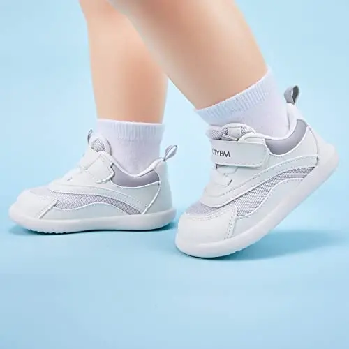 BMCiTYBM Baby Shoes Boy Girl Infant Sneakers Non-Slip First Walkers 6 9 12 18 24 Months - 2