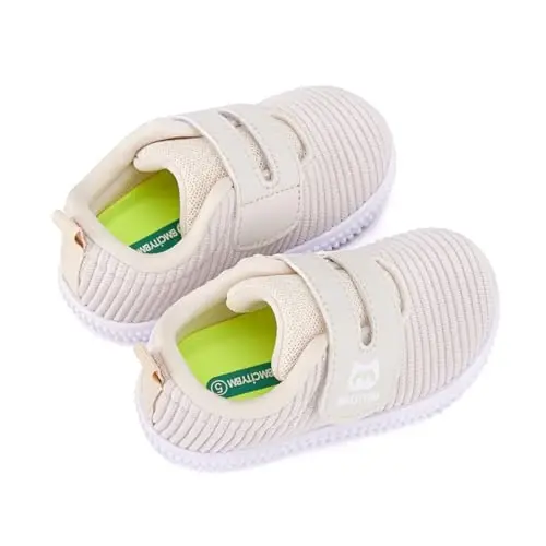 BMCiTYBM Baby Shoes Boy Girl Infant Sneakers Non-Slip First Walkers 6 9 12 18 24 Months - 5