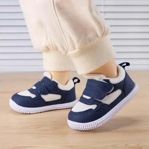 BMCiTYBM Baby Shoes Boy Girl Infant Sneakers Non-Slip First Walkers 6 9 12 18 24 Months - 2