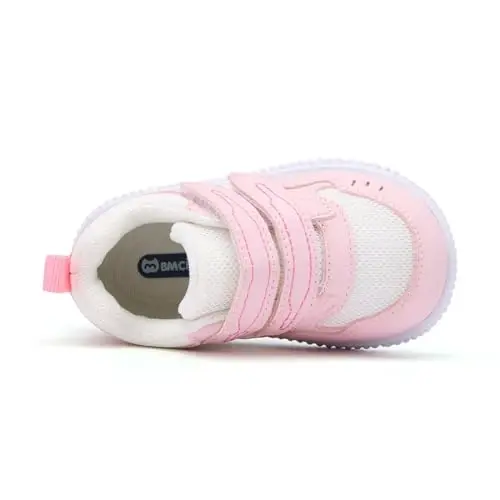 BMCiTYBM Baby Shoes Boy Girl Infant Sneakers Non-Slip First Walkers 6 9 12 18 24 Months - 4