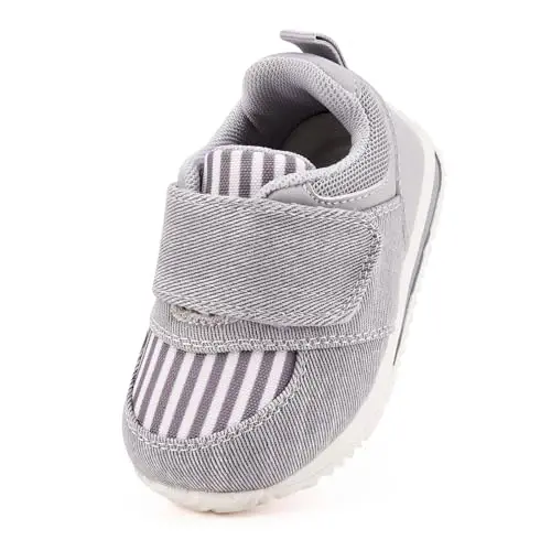 BMCiTYBM Baby Shoes Infant Boy Girl First Walking Shoes Toddler Lightweight Non-Slip Tennis Sneakers for 6 9 12 18 24 Months - 1
