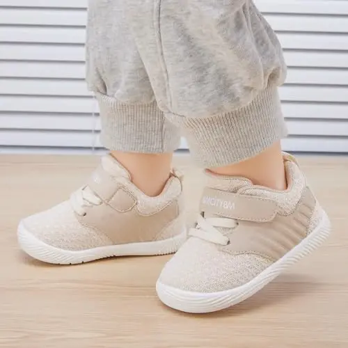 BMCiTYBM Baby Boy Girl Shoes Breathable Mesh Walking Shoes Lightweight Non-Slip Sneakers Infant First Walkers 6 9 12 18 24 Month - BMCITYBM (1)
