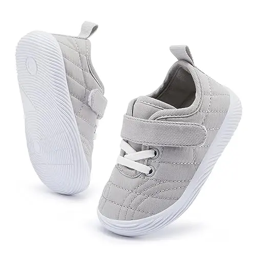 BMCiTYBM Baby Boy Girl Shoes Breathable Mesh Walking Shoes Lightweight Non-Slip Sneakers Infant First Walkers 6 9 12 18 24 Month - 3