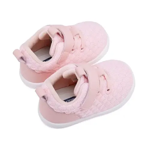 BMCiTYBM Baby Boy Girl Shoes Breathable Mesh Walking Shoes Lightweight Non-Slip Sneakers Infant First Walkers 6 9 12 18 24 Month - 4