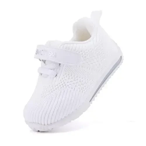 BMCiTYBM Baby Boy Girl Shoes Breathable Mesh Walking Shoes Lightweight Non-Slip Sneakers Infant First Walkers 6 9 12 18 24 Month - 1