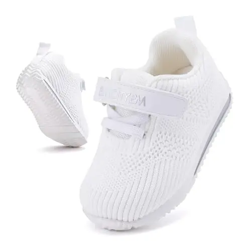 BMCiTYBM Baby Boy Girl Shoes Breathable Mesh Walking Shoes Lightweight Non-Slip Sneakers Infant First Walkers 6 9 12 18 24 Month - 3