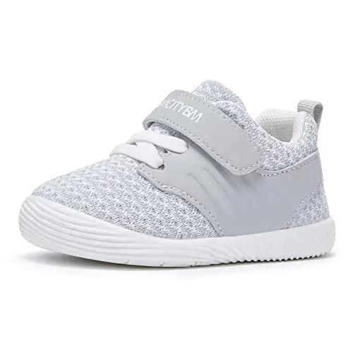 BMCiTYBM Baby Boy Girl Shoes Breathable Mesh Walking Shoes Lightweight Non-Slip Sneakers Infant First Walkers 6 9 12 18 24 Month - 1