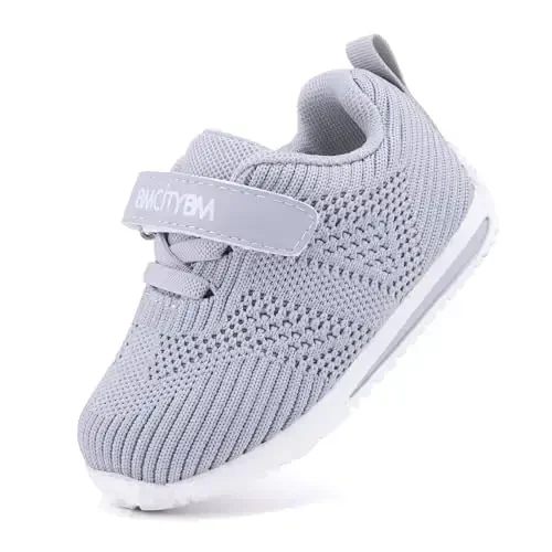 BMCiTYBM Baby Boy Girl Shoes Breathable Mesh Walking Shoes Lightweight Non-Slip Sneakers Infant First Walkers 6 9 12 18 24 Month 