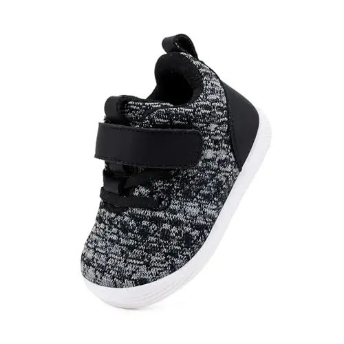 BMCiTYBM Baby Boy Girl Shoes Breathable Mesh Walking Shoes Lightweight Non-Slip Sneakers Infant First Walkers 6 9 12 18 24 Month - 1