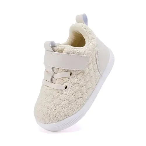BMCiTYBM Baby Boy Girl Shoes Breathable Mesh Walking Shoes Lightweight Non-Slip Sneakers Infant First Walkers 6 9 12 18 24 Month - 1