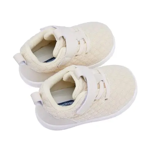 BMCiTYBM Baby Boy Girl Shoes Breathable Mesh Walking Shoes Lightweight Non-Slip Sneakers Infant First Walkers 6 9 12 18 24 Month - 4