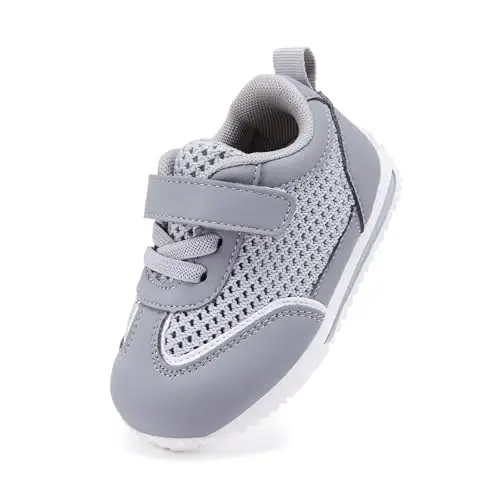 BMCiTYBM Baby Boy Girl Shoes Breathable Mesh Walking Shoes Lightweight Non-Slip Sneakers Infant First Walkers 6 9 12 18 24 Month 