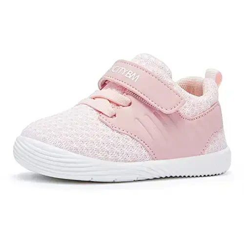 BMCiTYBM Baby Boy Girl Shoes Breathable Mesh Walking Shoes Lightweight Non-Slip Sneakers Infant First Walkers 6 9 12 18 24 Month 