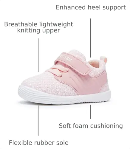 BMCiTYBM Baby Boy Girl Shoes Breathable Mesh Walking Shoes Lightweight Non-Slip Sneakers Infant First Walkers 6 9 12 18 24 Month 