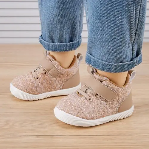 BMCiTYBM Baby Boy Girl Shoes Breathable Mesh Walking Shoes Lightweight Non-Slip Sneakers Infant First Walkers 6 9 12 18 24 Month - 2