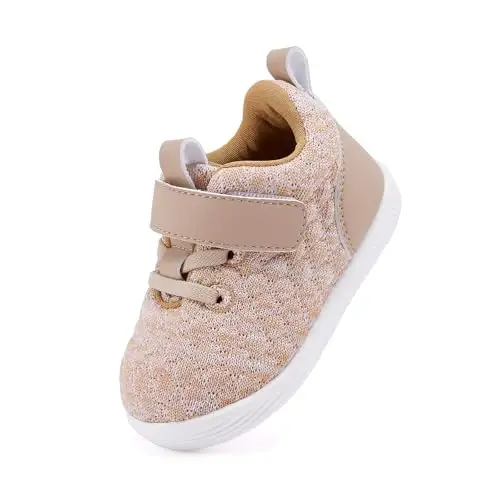 BMCiTYBM Baby Boy Girl Shoes Breathable Mesh Walking Shoes Lightweight Non-Slip Sneakers Infant First Walkers 6 9 12 18 24 Month 