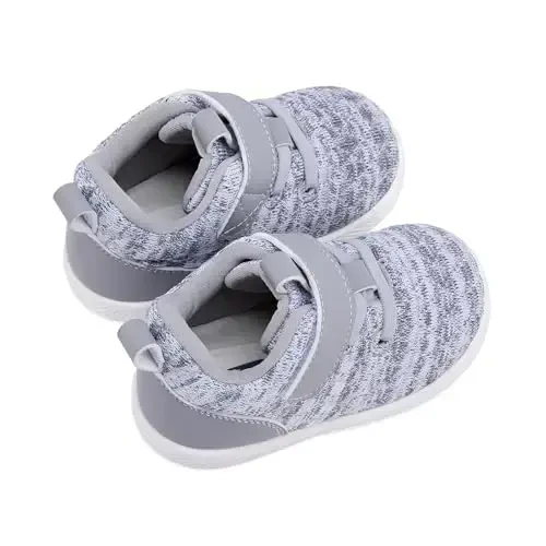 BMCiTYBM Baby Boy Girl Shoes Breathable Mesh Walking Shoes Lightweight Non-Slip Sneakers Infant First Walkers 6 9 12 18 24 Month - 4