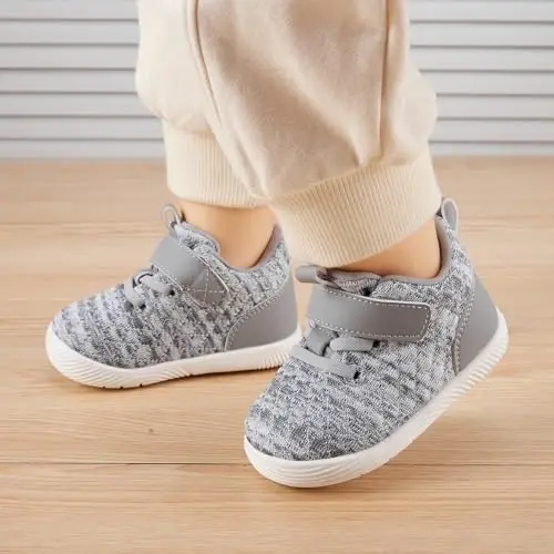 BMCiTYBM Baby Boy Girl Shoes Breathable Mesh Walking Shoes Lightweight Non-Slip Sneakers Infant First Walkers 6 9 12 18 24 Month - 2