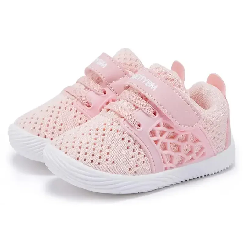 BMCiTYBM Baby Boy Girl Shoes Breathable Mesh Walking Shoes Lightweight Non-Slip Sneakers Infant First Walkers 6 9 12 18 24 Month - 2