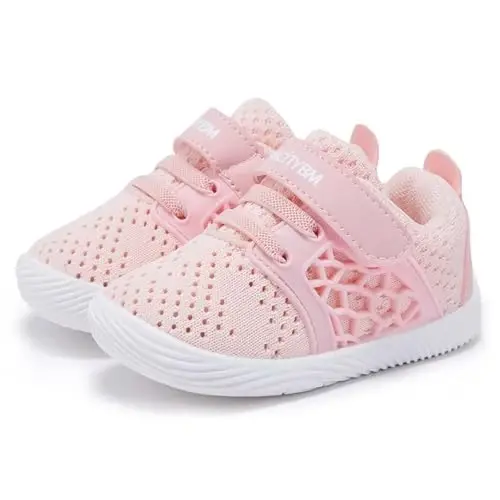 BMCiTYBM Baby Boy Girl Shoes Breathable Mesh Walking Shoes Lightweight Non-Slip Sneakers Infant First Walkers 6 9 12 18 24 Month - 1