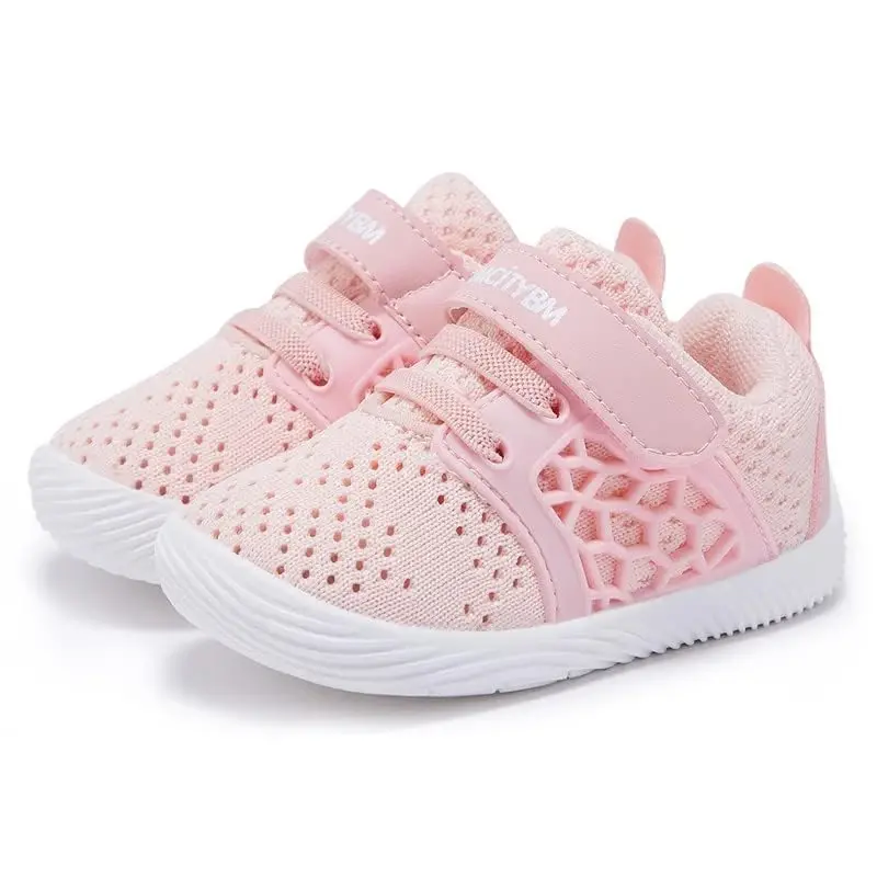 BMCiTYBM Baby Boy Girl Shoes Breathable Mesh Walking Shoes Lightweight Non-Slip Sneakers Infant First Walkers 6 9 12 18 24 Month - 2