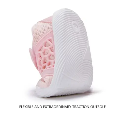 BMCiTYBM Baby Boy Girl Shoes Breathable Mesh Walking Shoes Lightweight Non-Slip Sneakers Infant First Walkers 6 9 12 18 24 Month - 4