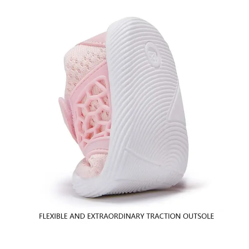 BMCiTYBM Baby Boy Girl Shoes Breathable Mesh Walking Shoes Lightweight Non-Slip Sneakers Infant First Walkers 6 9 12 18 24 Month - 4