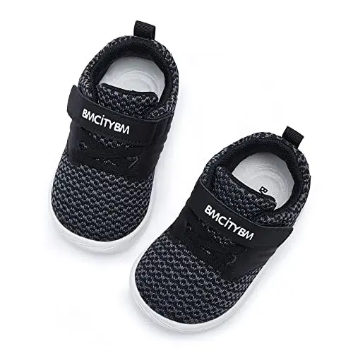 BMCiTYBM Baby Boy Girl Shoes Breathable Mesh Walking Shoes Lightweight Non-Slip Sneakers Infant First Walkers 6 9 12 18 24 Month - 3