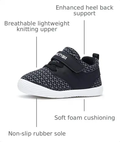BMCiTYBM Baby Boy Girl Shoes Breathable Mesh Walking Shoes Lightweight Non-Slip Sneakers Infant First Walkers 6 9 12 18 24 Month 