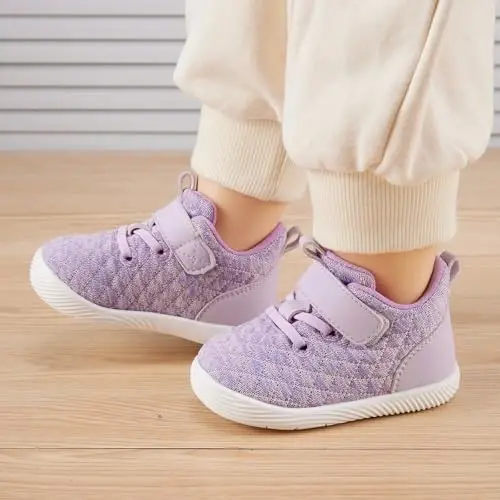 BMCiTYBM Baby Boy Girl Shoes Breathable Mesh Walking Shoes Lightweight Non-Slip Sneakers Infant First Walkers 6 9 12 18 24 Month - 2