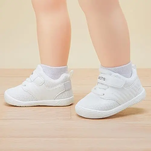 BMCiTYBM Baby Boy Girl Shoes Breathable Mesh Walking Shoes Lightweight Non-Slip Sneakers Infant First Walkers 6 9 12 18 24 Month - BMCITYBM (1)