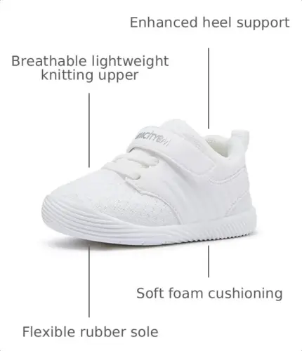 BMCiTYBM Baby Boy Girl Shoes Breathable Mesh Walking Shoes Lightweight Non-Slip Sneakers Infant First Walkers 6 9 12 18 24 Month 