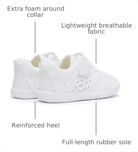 BMCiTYBM Baby Boy Girl Shoes Breathable Mesh Walking Shoes Lightweight Non-Slip Sneakers Infant First Walkers 6 9 12 18 24 Month 