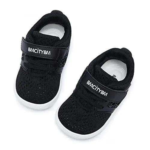 BMCiTYBM Baby Boy Girl Shoes Breathable Mesh Walking Shoes Lightweight Non-Slip Sneakers Infant First Walkers 6 9 12 18 24 Month - 4